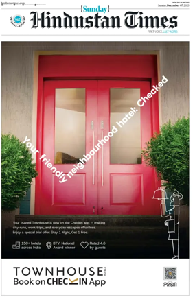 Cover of Hindustan Times (Delhi)