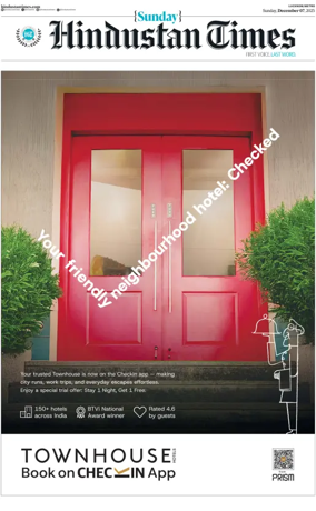 Cover of Hindustan Times (East UP)