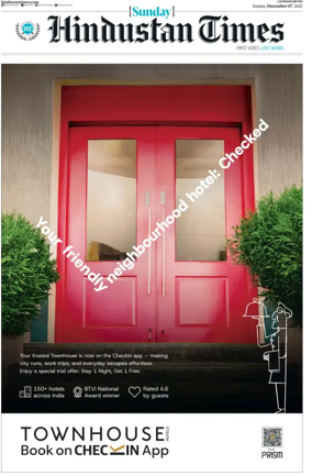 Cover of Hindustan Times (Lucknow)