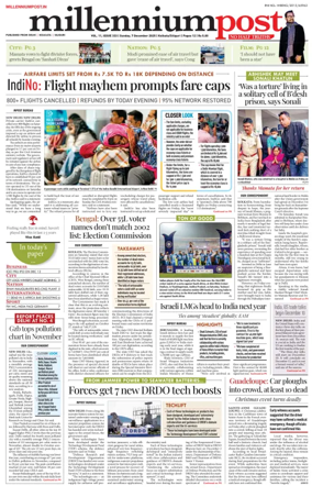 Cover of Millennium Post (Kolkata)