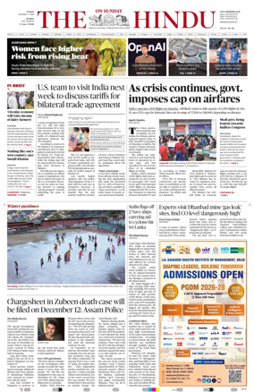 Cover of The Hindu (Mumbai)