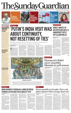 Cover of The Sunday Guardian