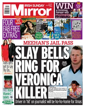 Cover of Irish Sunday Mirror