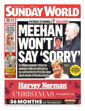 Cover of Sunday World (Ireland)