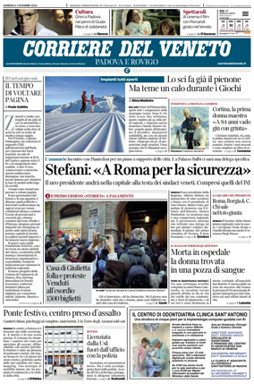 Cover of Corriere del Veneto (Padova e Rovigo)