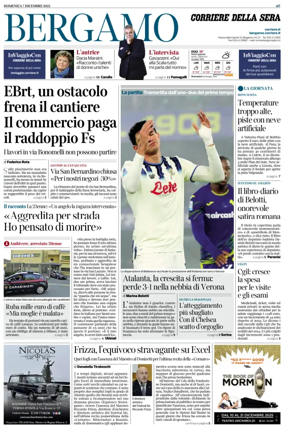 Cover of Corriere della Sera (Bergamo)