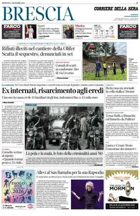 Cover of Corriere della Sera (Brescia)