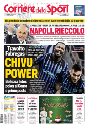 Cover of Corriere dello Sport