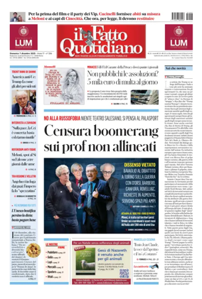 Cover of Il Fatto Quotidiano