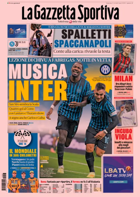 Cover of La Gazzetta dello Sport 