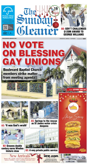 Cover of Jamaica Gleaner