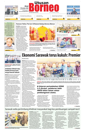 Cover of Utusan Borneo (Sarawak)