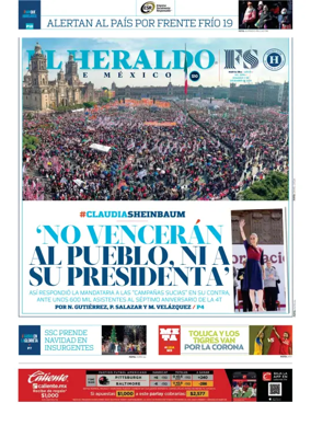 Cover of El Heraldo de Mexico