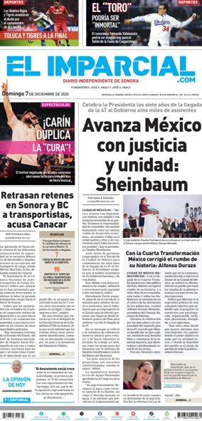 Cover of El Imparcial