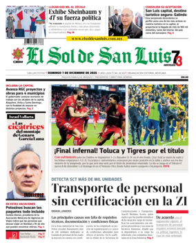 Cover of El Sol de San Luis Potosi
