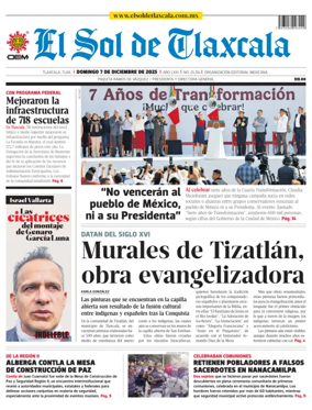 Cover of El Sol de Tlaxcala