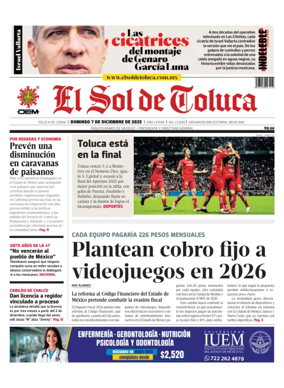 Cover of El Sol de Toluca