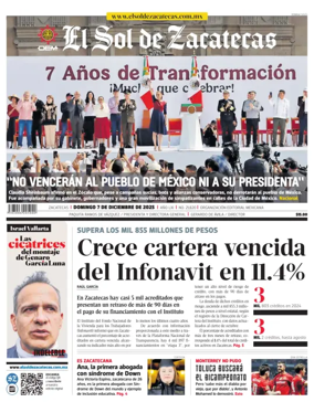 Cover of El Sol de Zacatecas