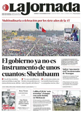 Cover of La Jornada