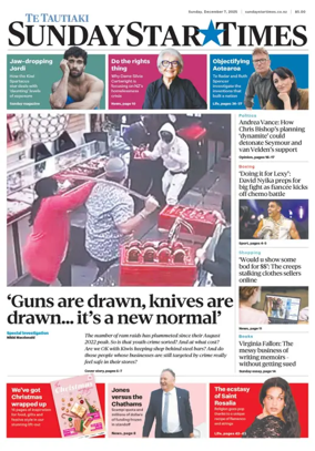 Cover of Sunday Star-Times