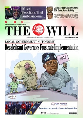 Cover of THEWILL NEWSPAPER