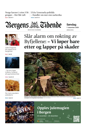 Cover of Bergens Tidende