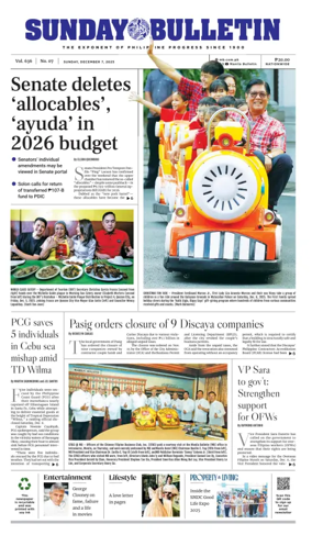 Cover of Manila Bulletin