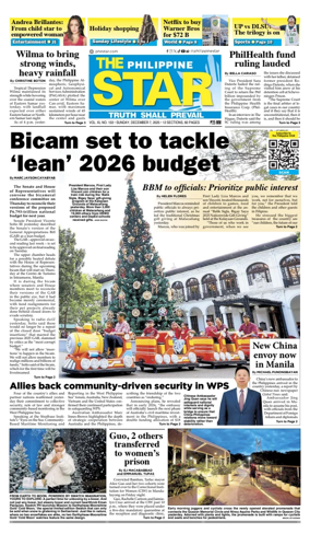 Cover of The Philippine Star