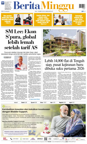Cover of Berita Minggu-Singapore