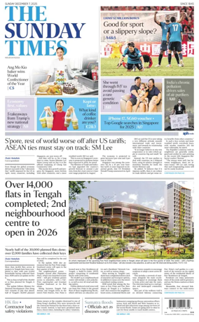 Cover of The Straits Times
