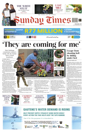 Cover of Sunday Times