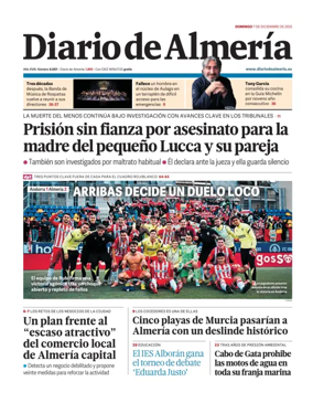 Cover of Diario de Almeria