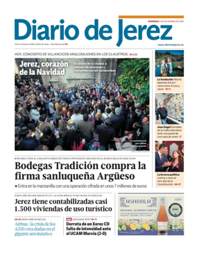 Cover of Diario de Jerez