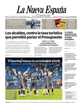 Cover of La Nueva España (Cuencas)