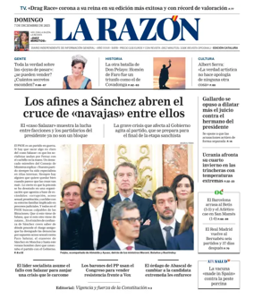 Cover of La Razon (Cataluna)