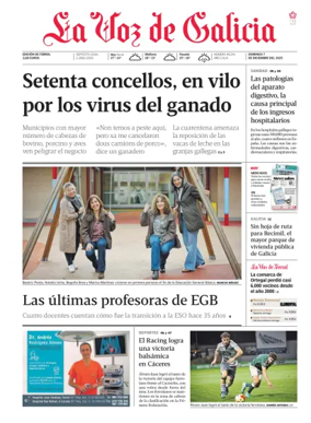 Cover of La Voz de Galicia (Ferrol)