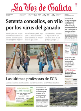 Cover of La Voz de Galicia (Monforte)