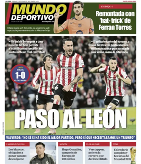 Cover of Mundo Deportivo (Bizkaia-Araba)