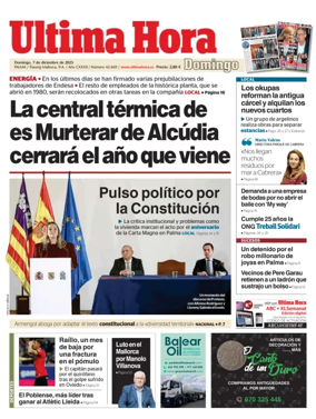 Cover of Ultima Hora