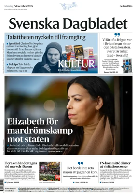 Cover of Svenska Dagbladet