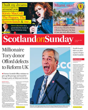 Cover of Scotland on Sunday