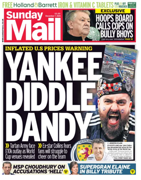 Cover of Sunday Mail (UK)