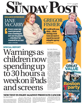 Cover of The Sunday Post (Central Edition)