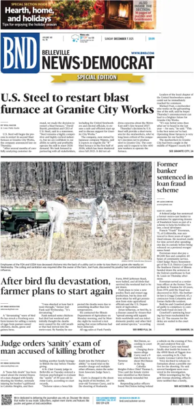 Cover of Belleville News-Democrat (Sunday)