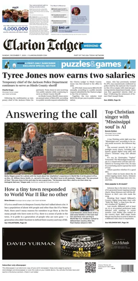 Cover of Clarion Ledger