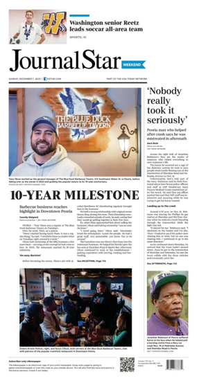 Cover of Journal Star (Peoria)