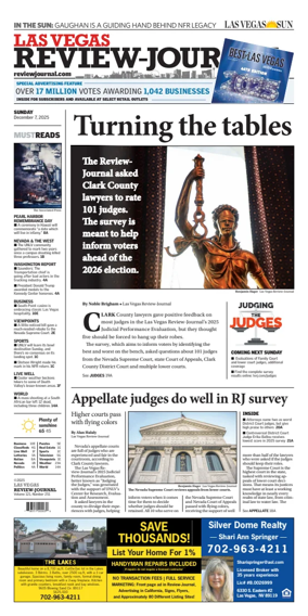 Cover of Las Vegas Review-Journal (Sunday)