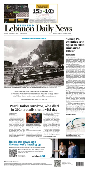 Cover of Lebanon Daily News