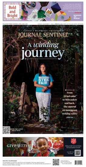 Cover of Milwaukee Journal Sentinel