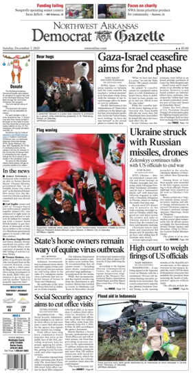 Cover of Northwest Arkansas Democrat-Gazette